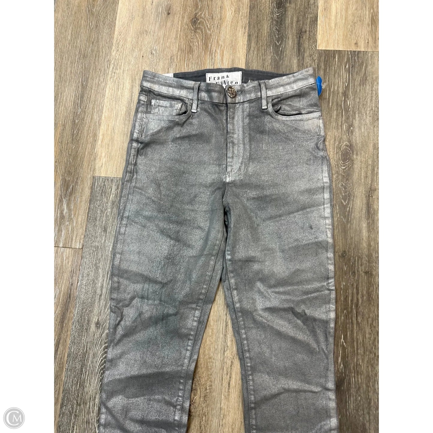 -Jeans Skinny By Frank And Eileen In Silver, Size: 10