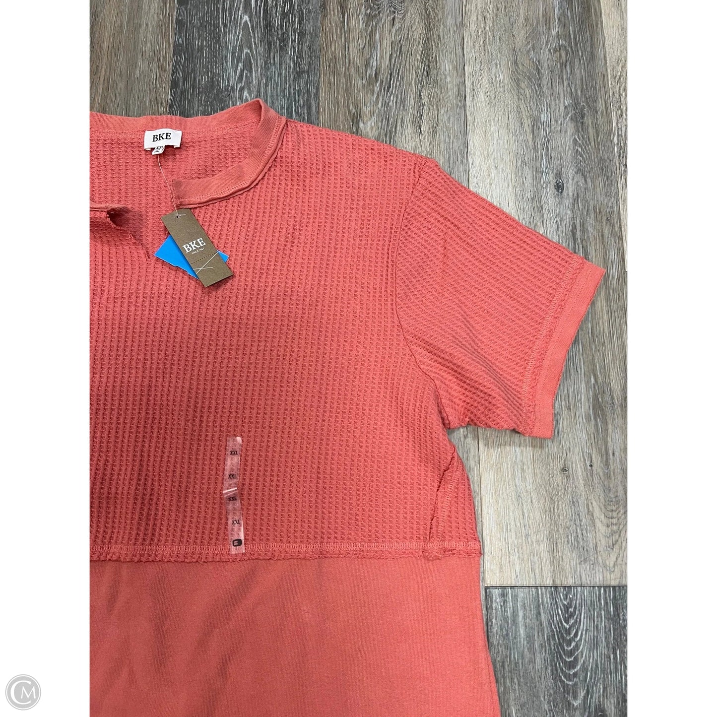 Top Long Sleeve By Bke In Coral, Size: Xxl