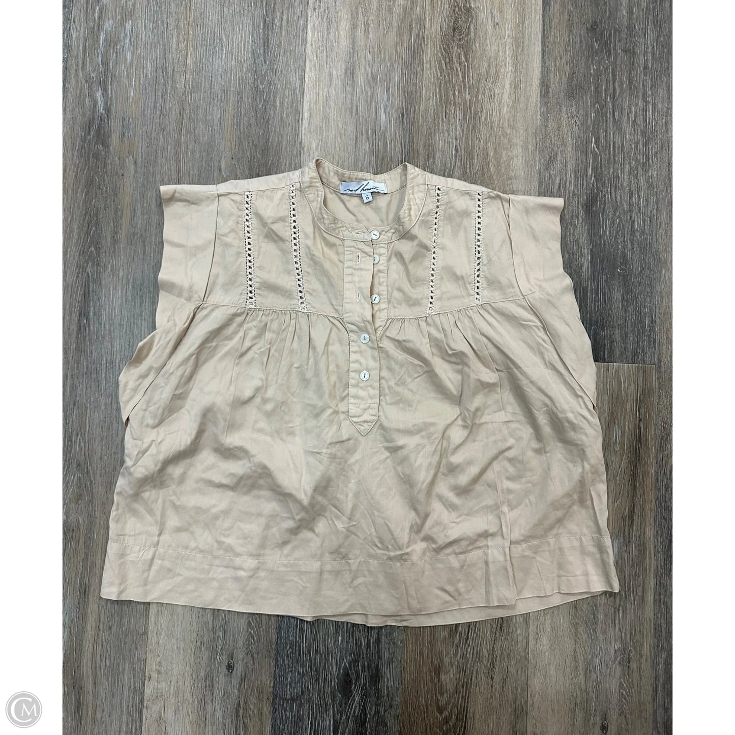 Top Sleeveless By Red Haute In Beige, Size: S