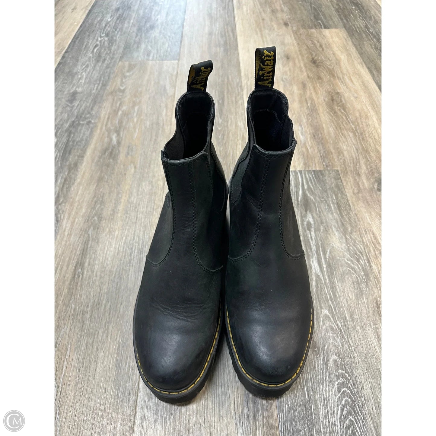 Boots Ankle Heels By Dr Martens In Black, Size: 10