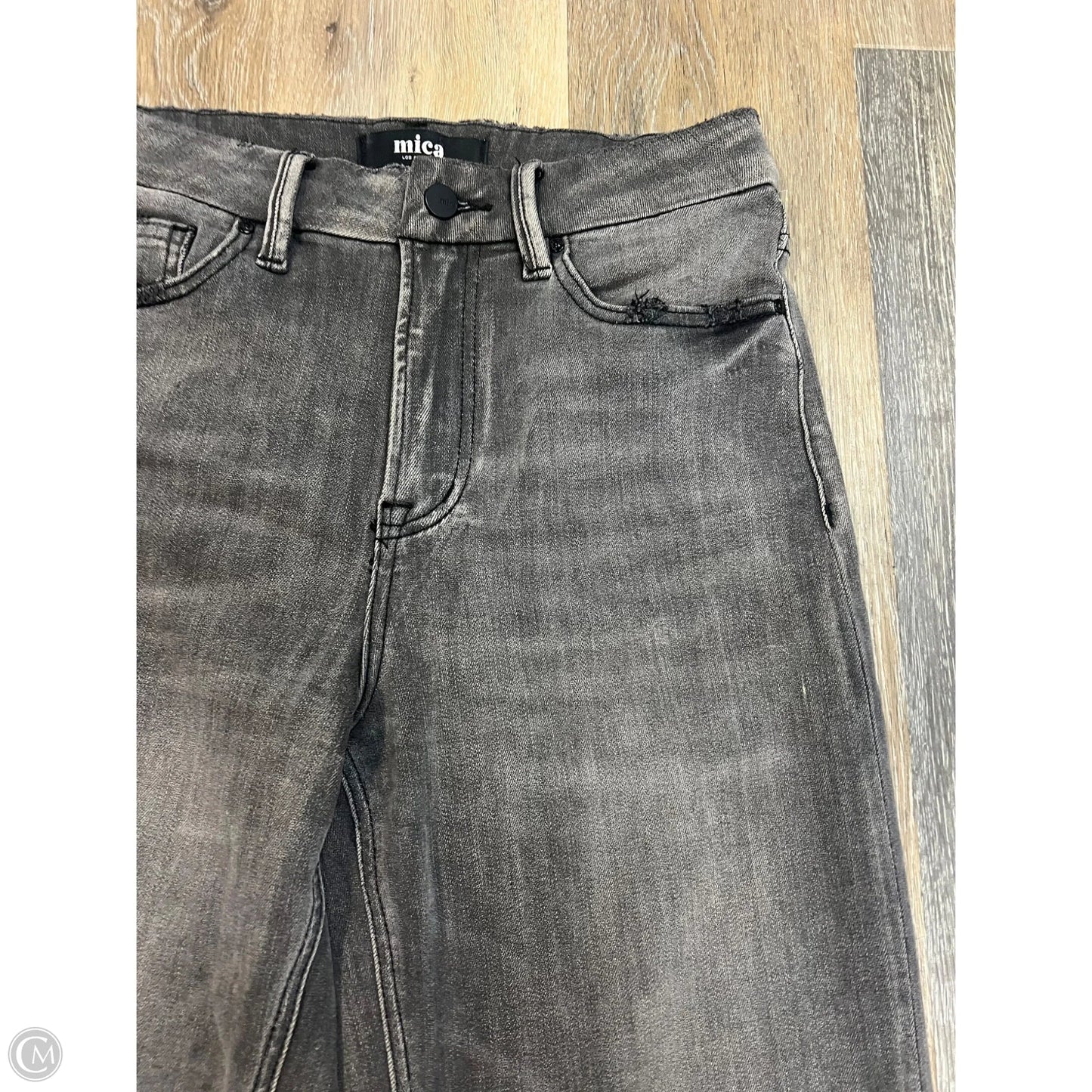 Jeans Wide Leg By Mica In Grey Denim, Size: 2/26