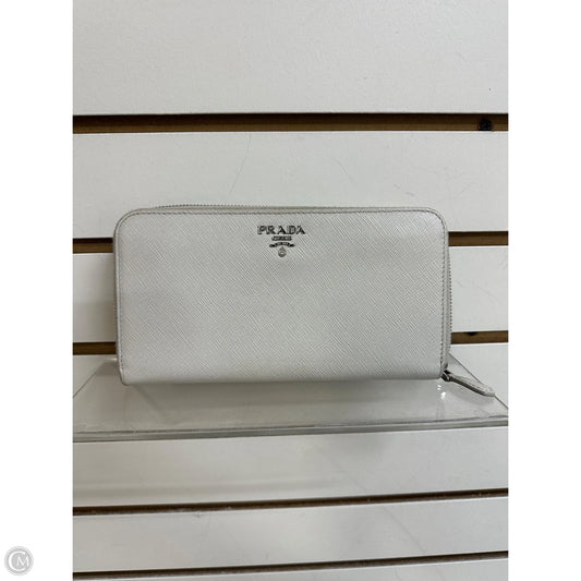 Wallet Luxury Designer By Prada, Size: Large
