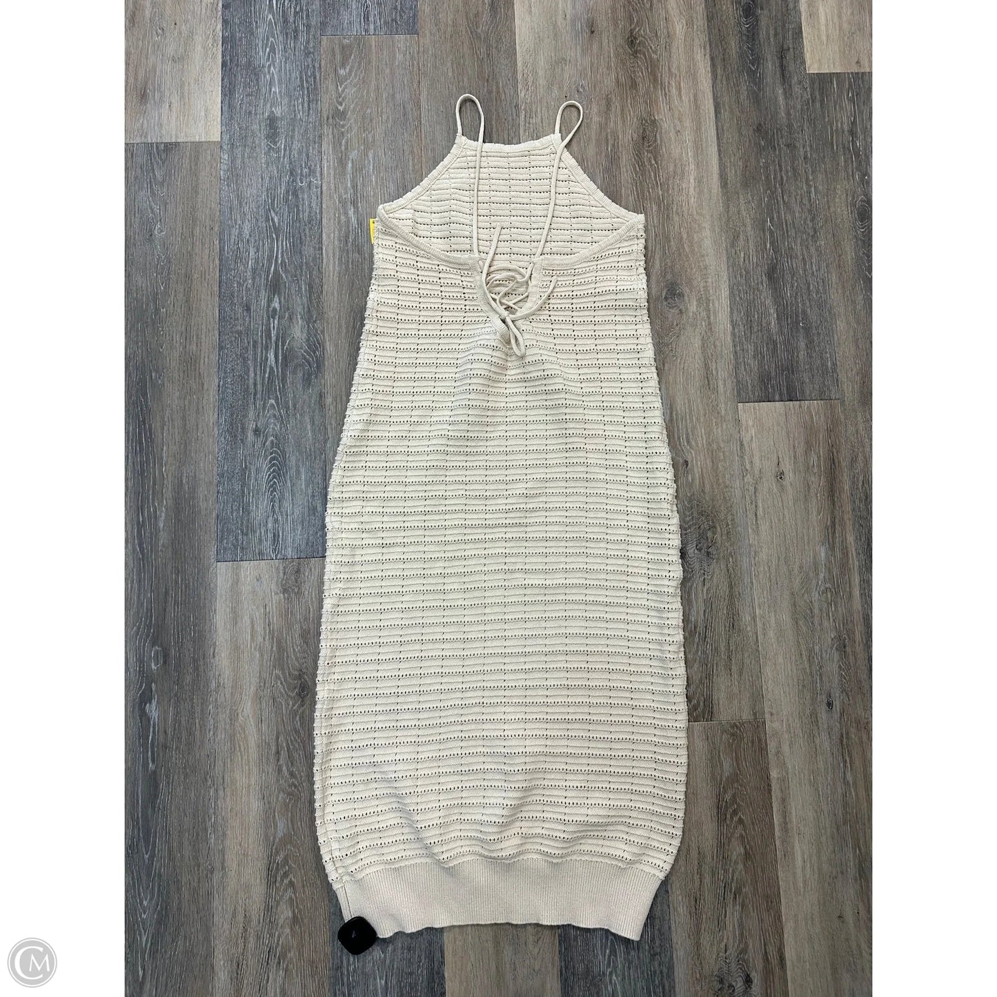 Dress Casual Midi By Free People In Cream, Size: L