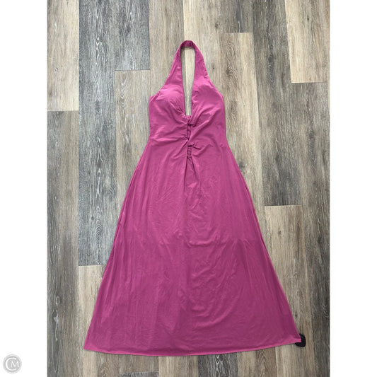 Dress Casual Midi By Abercrombie And Fitch In Pink, Size: M