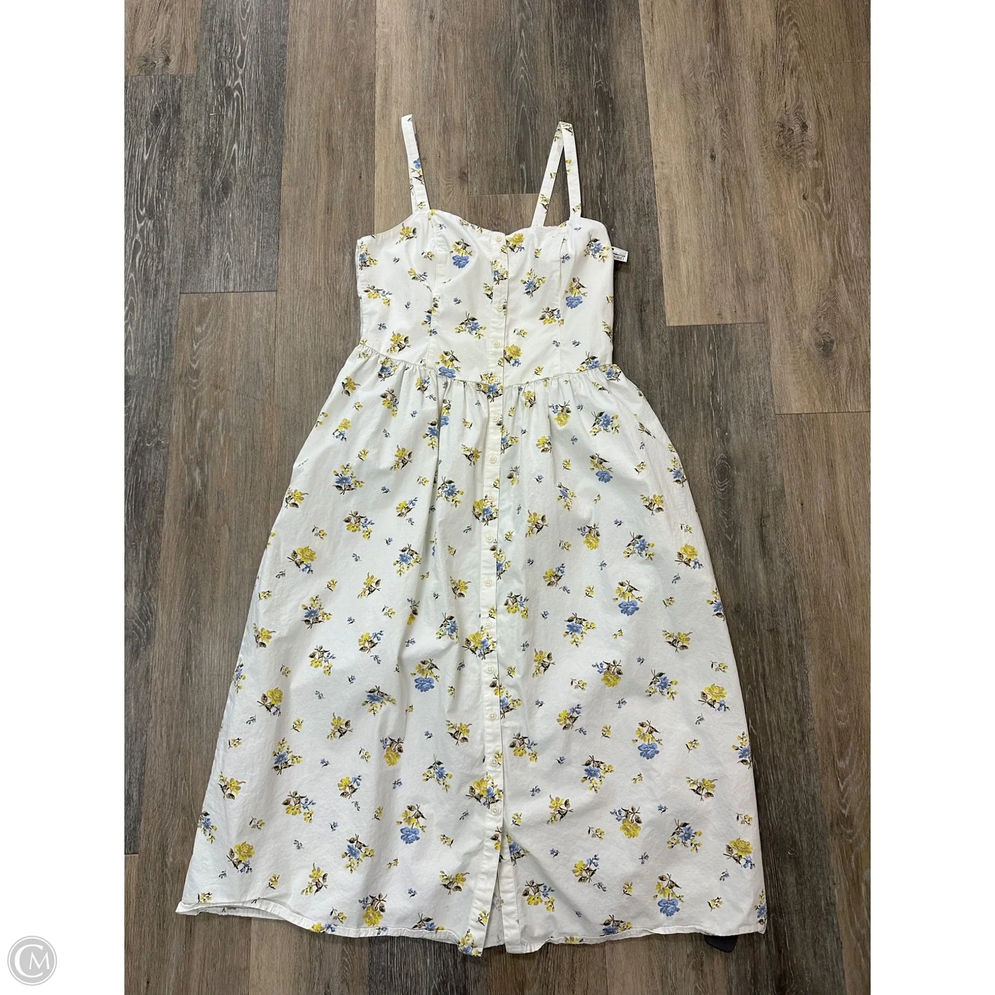 Dress Casual Maxi By Levis In Floral Print, Size: L