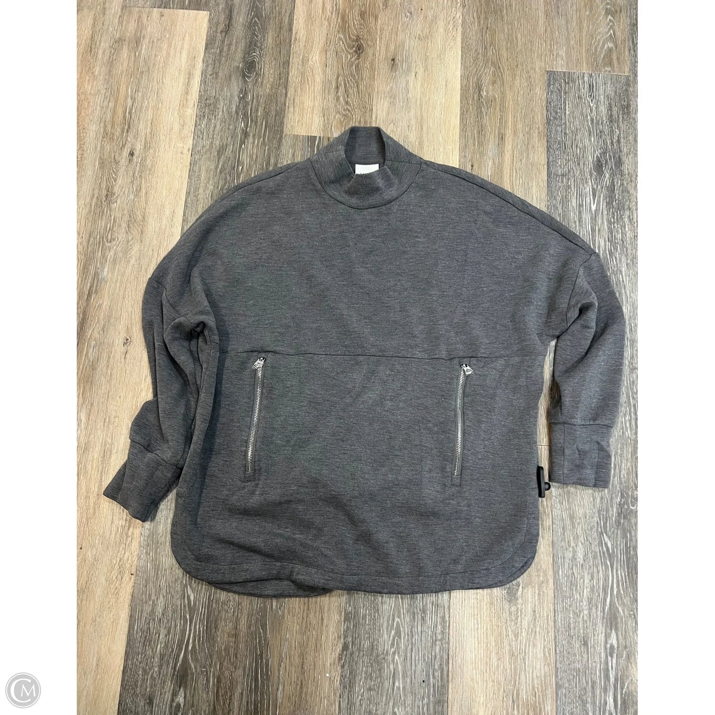 -Athletic Sweatshirt Collar By Varley In Grey