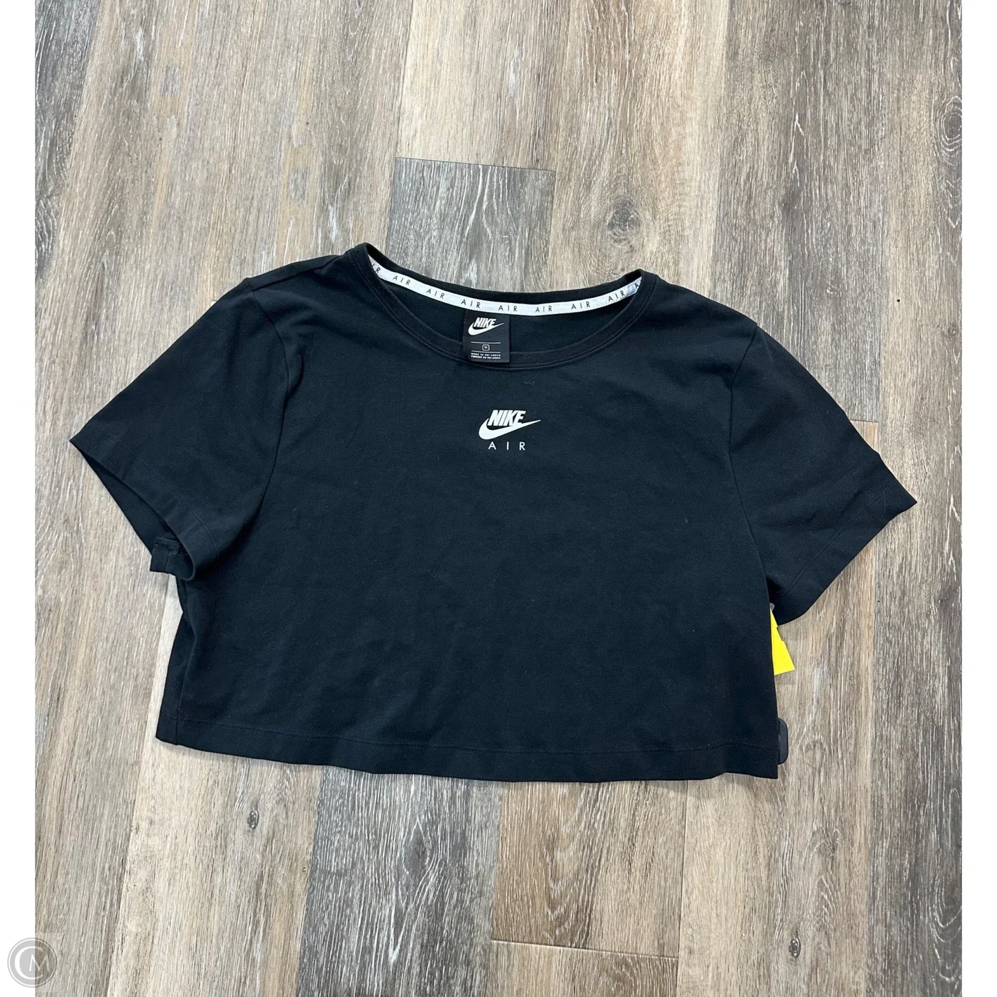 Athletic Top Short Sleeve By Nike Apparel In Black, Size: 1x