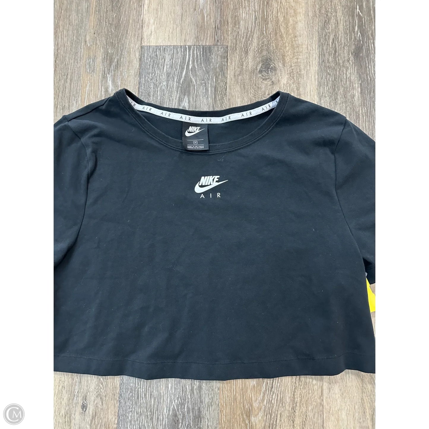 Athletic Top Short Sleeve By Nike Apparel In Black, Size: 1x