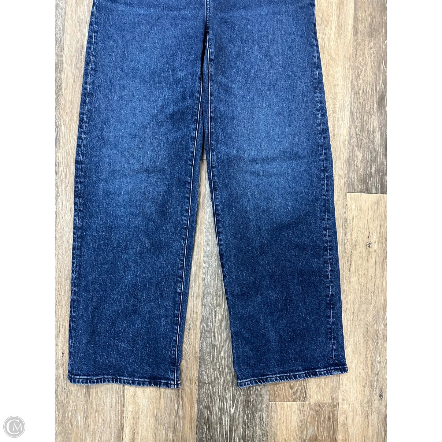 Jeans Wide Leg By Madewell In Blue Denim, Size: 4