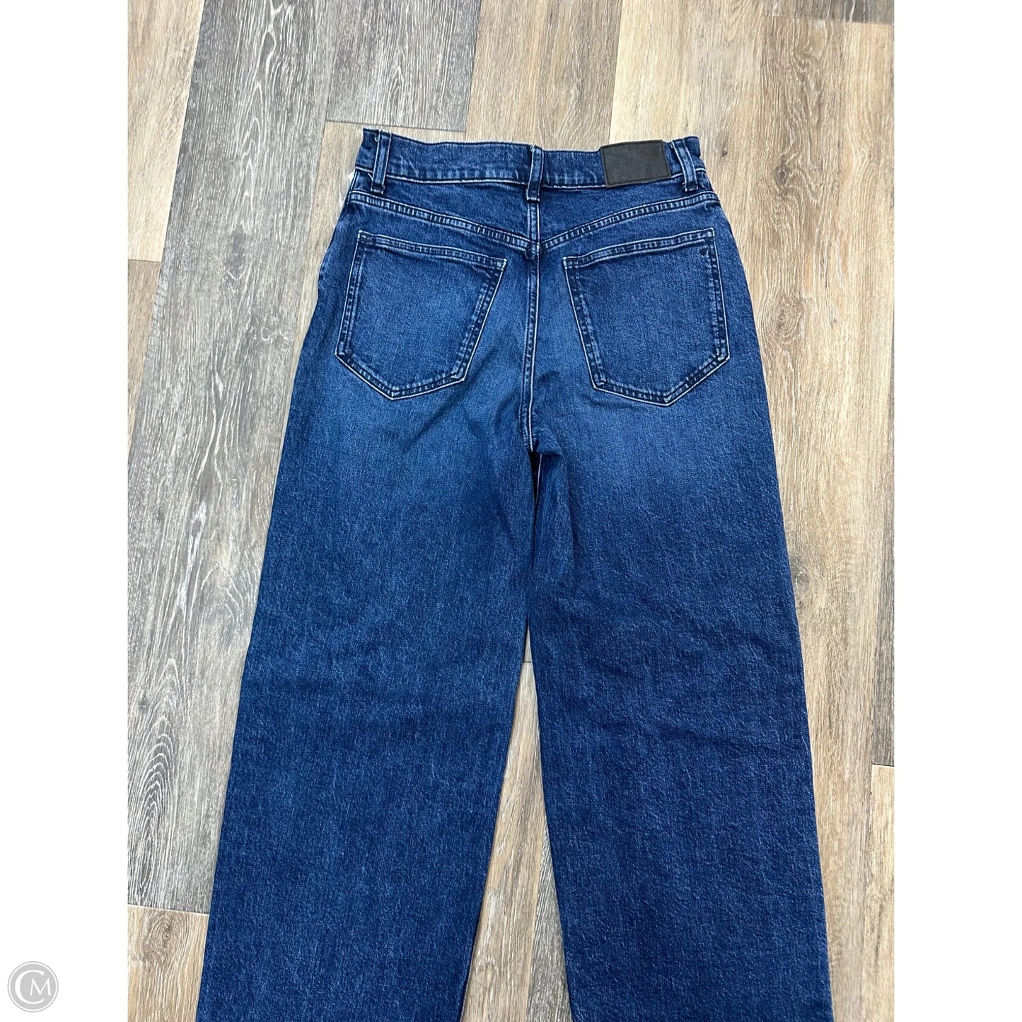 Jeans Wide Leg By Madewell In Blue Denim, Size: 4