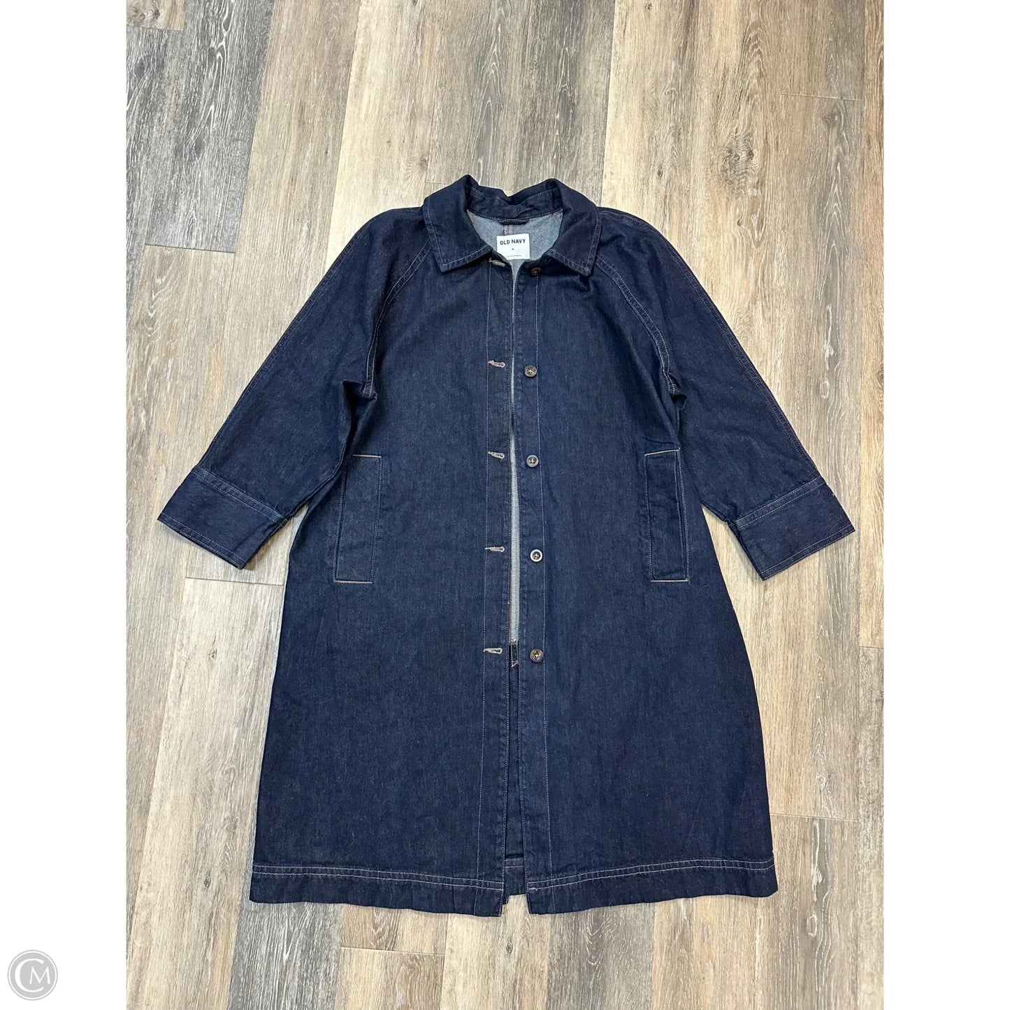 Jacket Denim By Old Navy In Blue Denim, Size: Xl