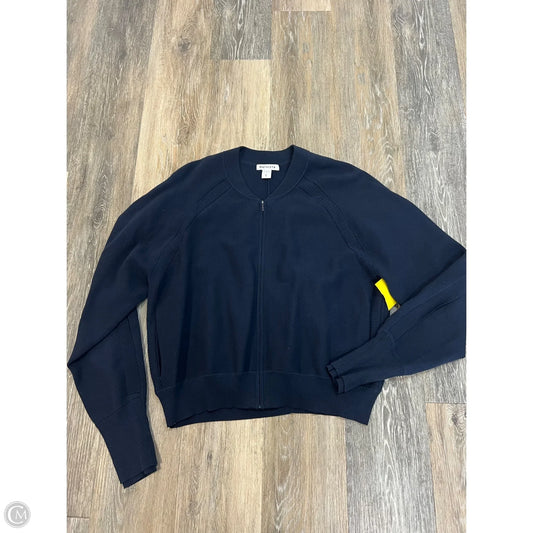 -Sweater Cardigan By Athleta In Navy, Size: Xl
