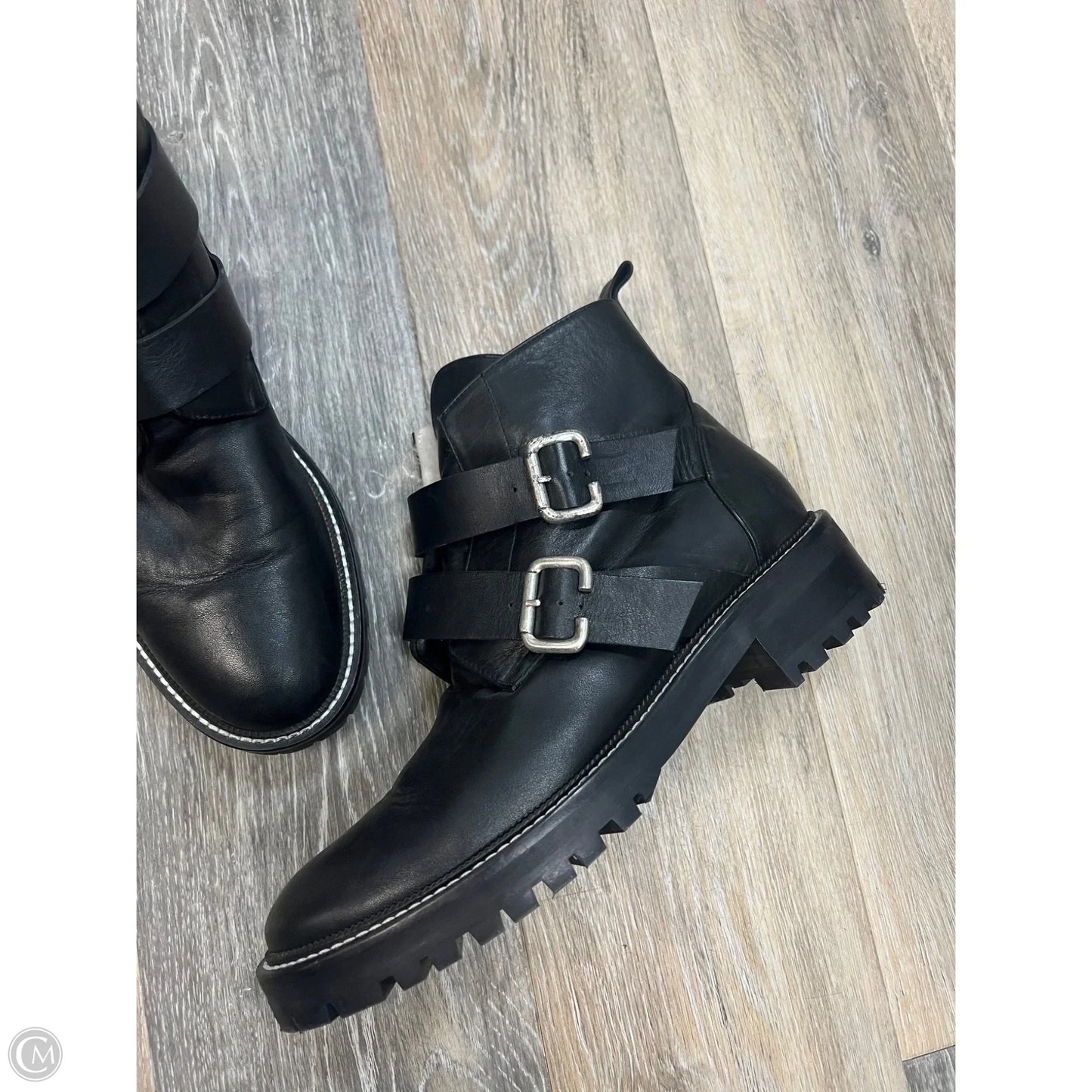 Boots Leather By Freda Salvador In Black, Size: 8.5