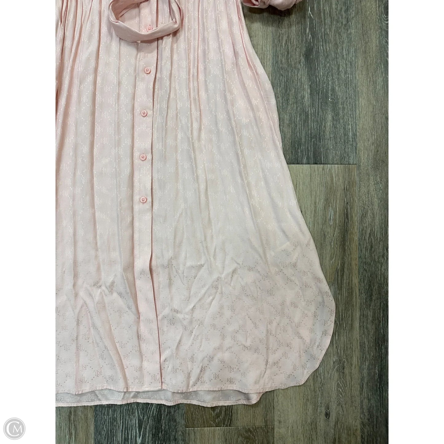 Dress Casual Maxi By Lauren By Ralph Lauren In Pink, Size: 18
