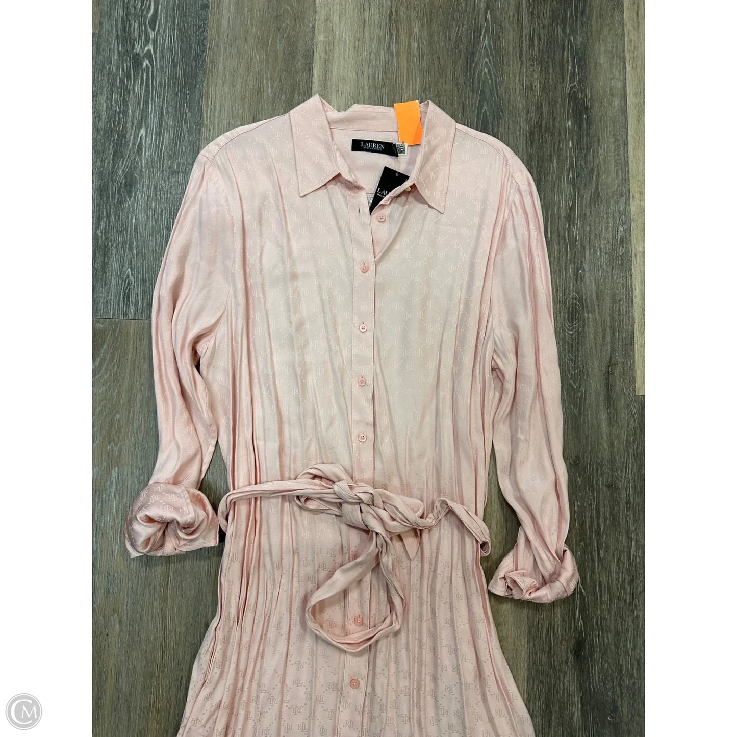 Dress Casual Maxi By Lauren By Ralph Lauren In Pink, Size: 18