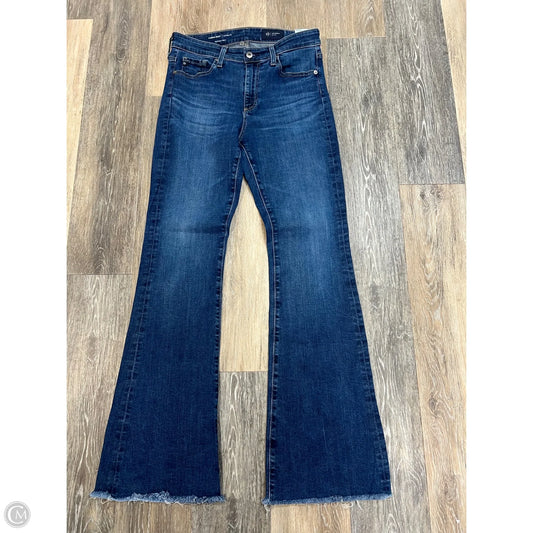 Jeans Boot Cut By Adriano Goldschmied In Blue Denim, Size: 4