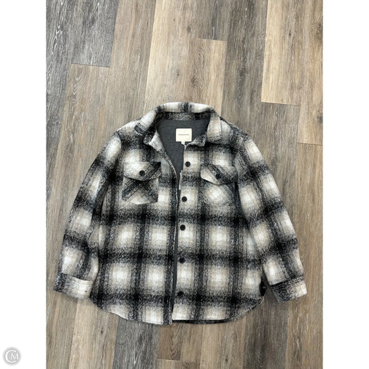 Jacket Other By Thread And Supply In Plaid Pattern, Size: L