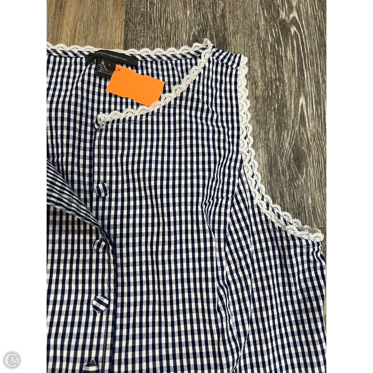 Tank Top By French Connection In Navy, Size: L