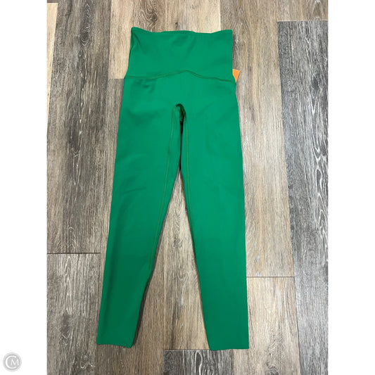 Athletic Leggings By Spanx In Green, Size: Xs