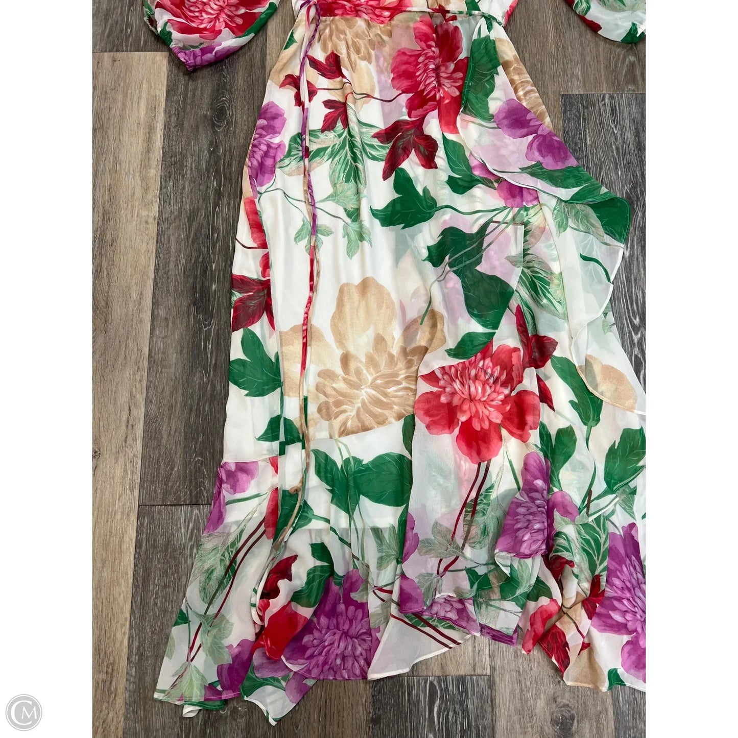 -Dress Party Long By Dannyandnicole In Floral Print, Size: 18