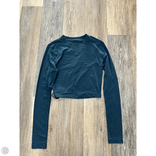 Athletic Top Long Sleeve Crewneck By Nike Apparel In Blue, Size: Xs