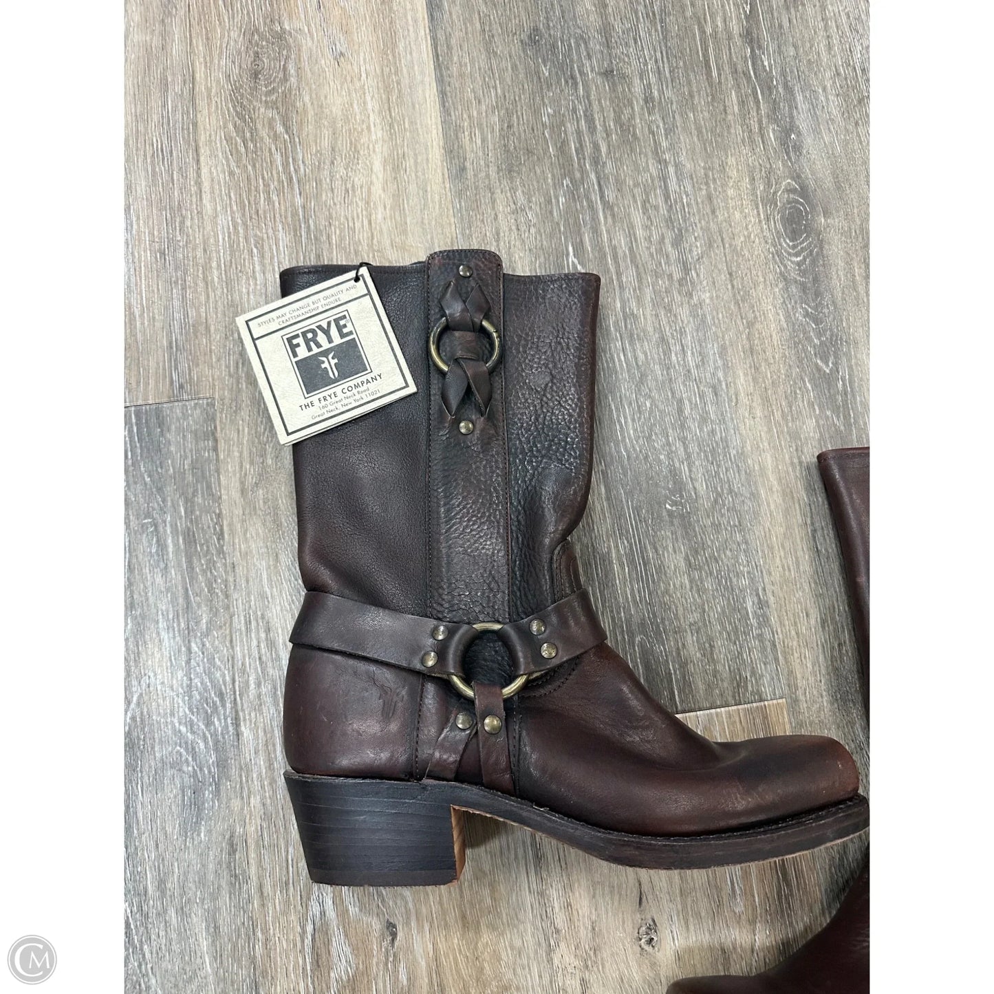 Boots Designer By Frye In Brown, Size: 9