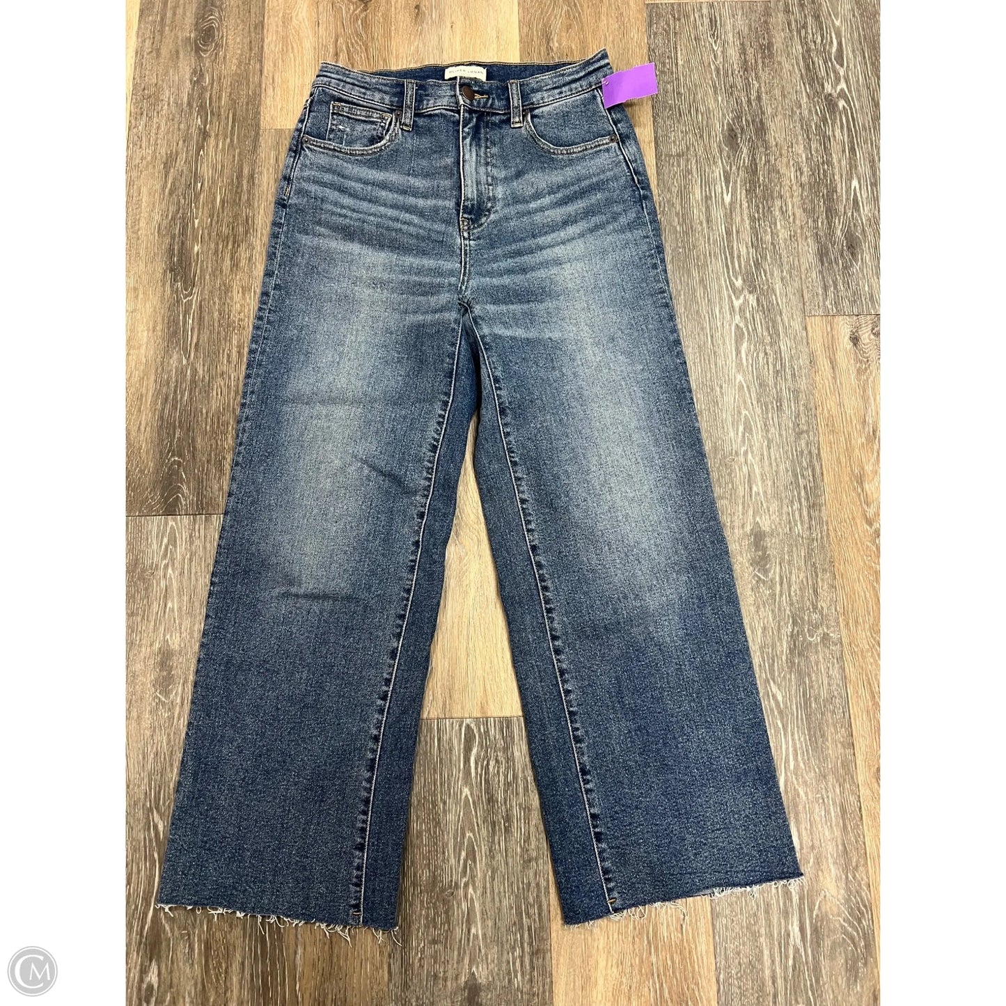 Jeans Wide Leg By Oliver Logan In Blue Denim, Size: 2/26