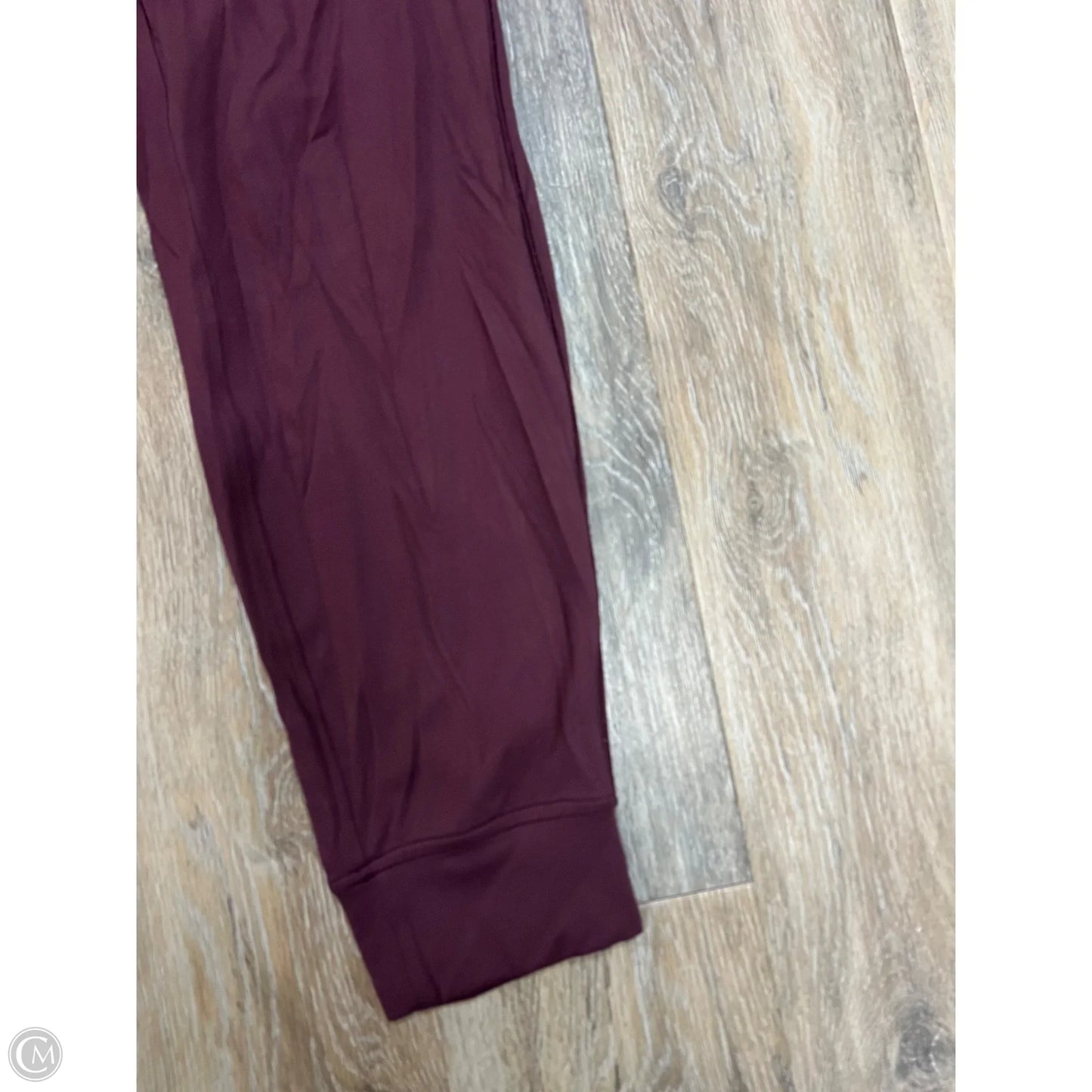 Athletic Pants By Lululemon In Maroon, Size: 8