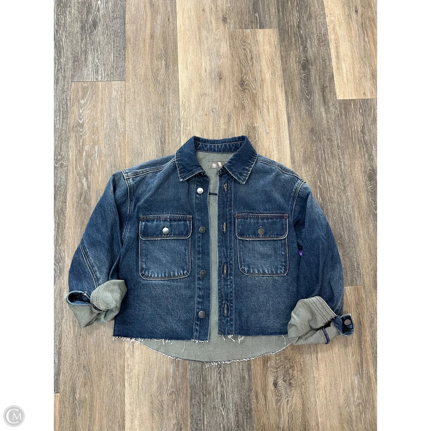 Jacket Denim By Kut In Blue Denim, Size: Xs