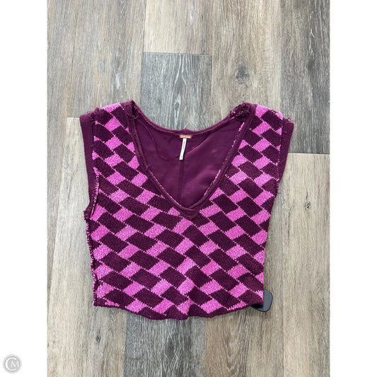 Tank Top By Free People In Purple, Size: Xs