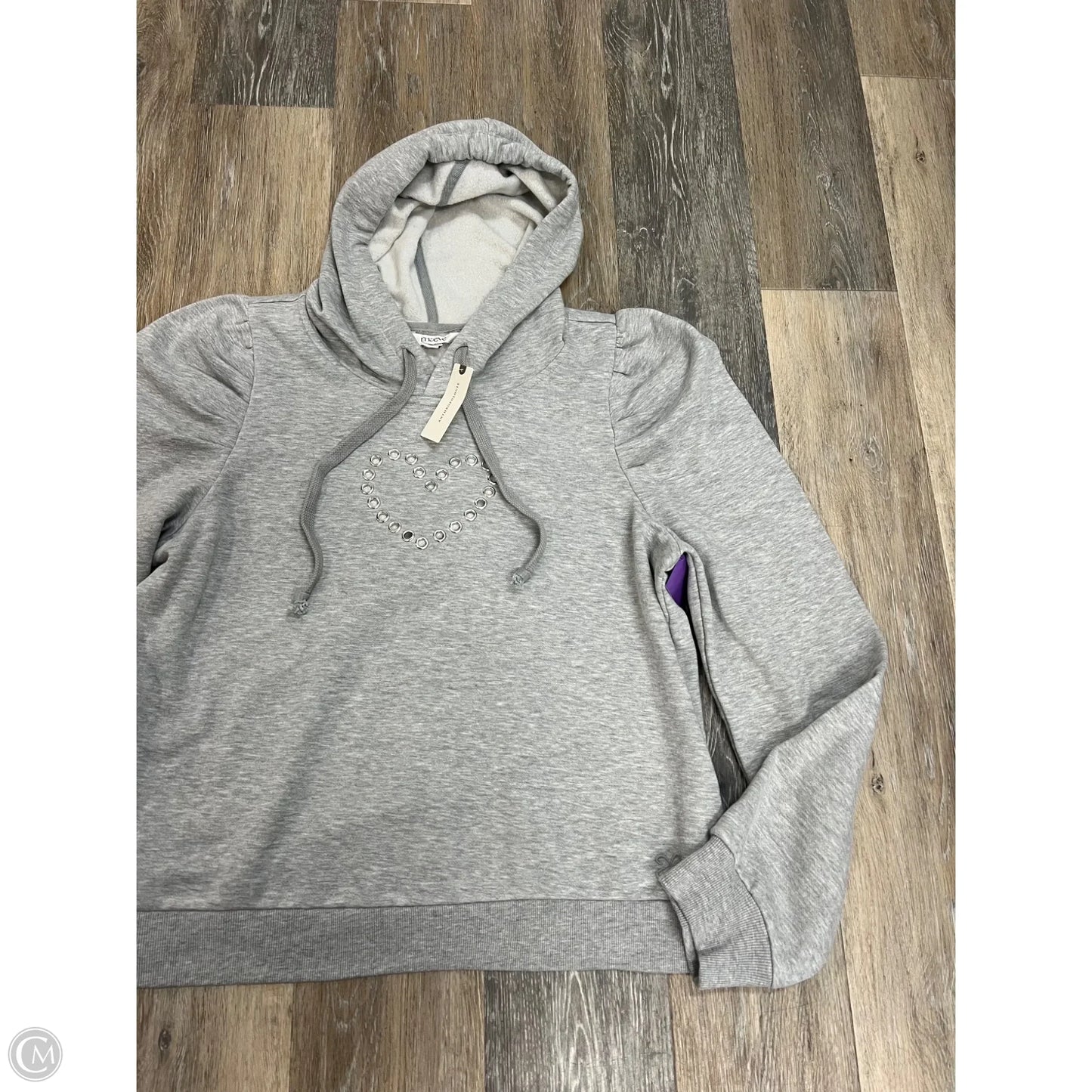 Sweatshirt Hoodie By Maeve In Grey, Size: Xl