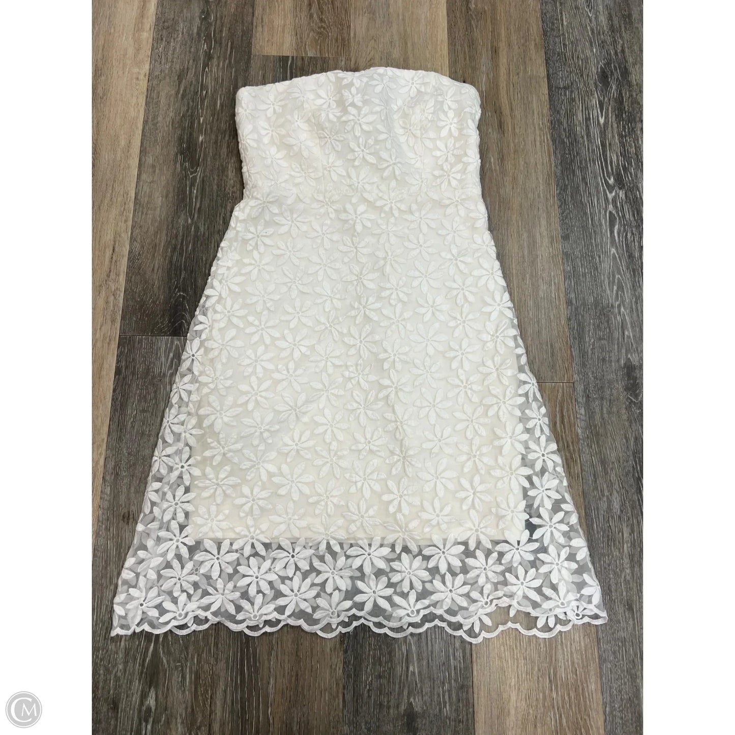 Dress Party Short By Badgley Mischka In White, Size: 2