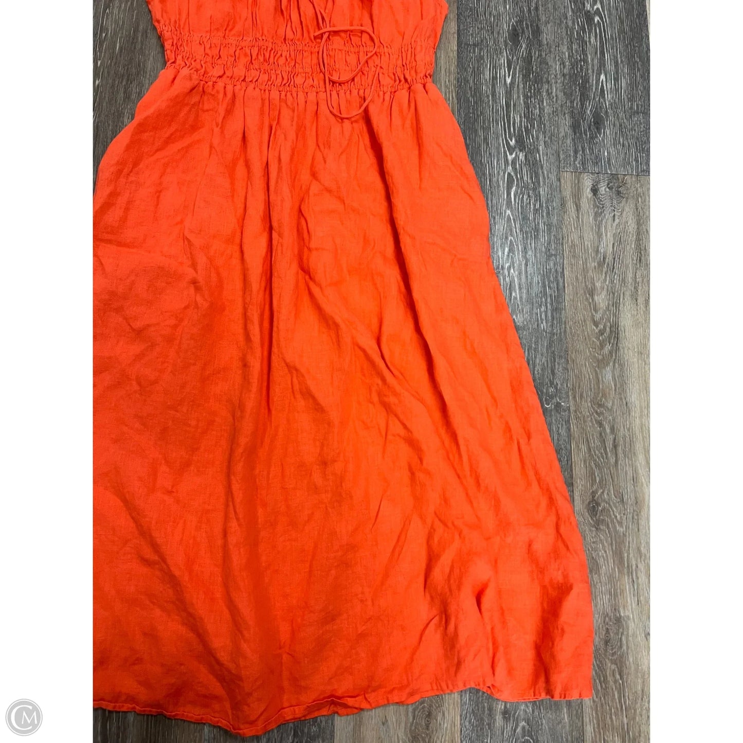 -Dress Casual Midi By J. Crew In Orange, Size: Xl