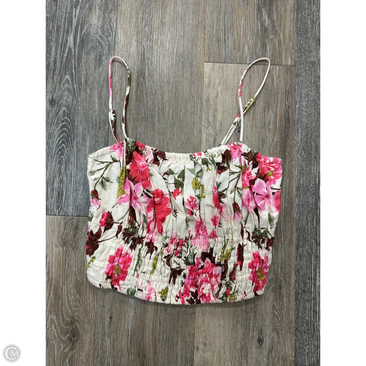 Tank Top By Abercrombie And Fitch In Floral Print, Size: S