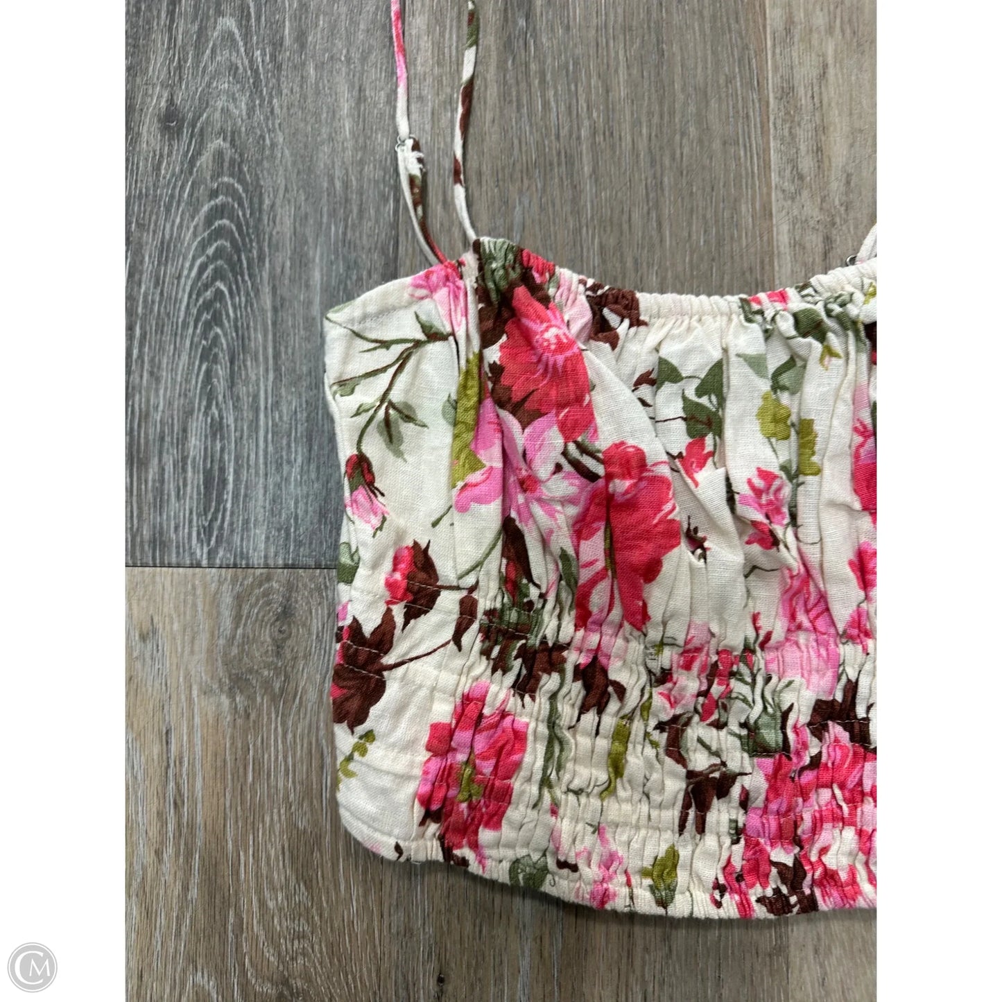 Tank Top By Abercrombie And Fitch In Floral Print, Size: S
