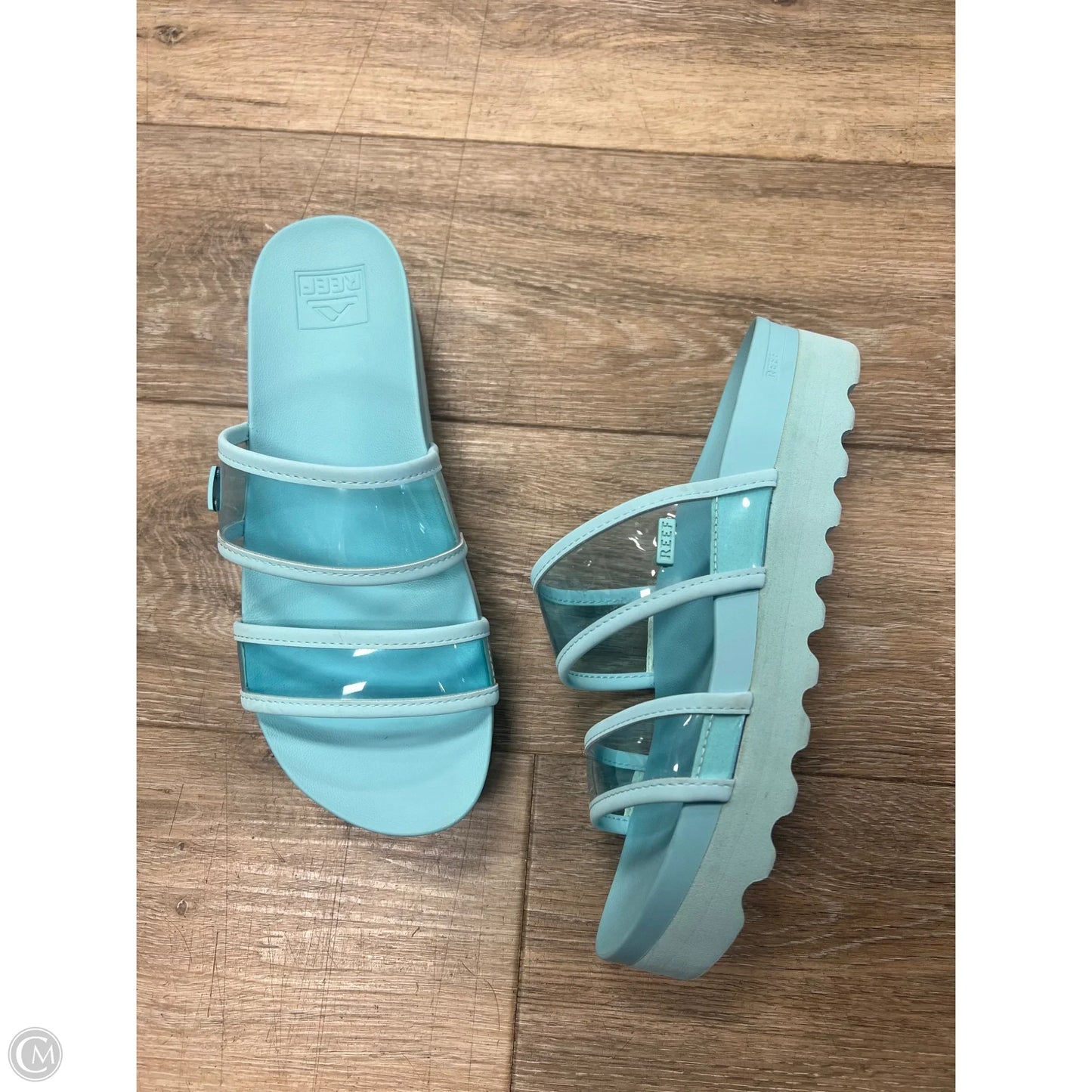 Sandals Flats By Reef In Blue, Size: 9
