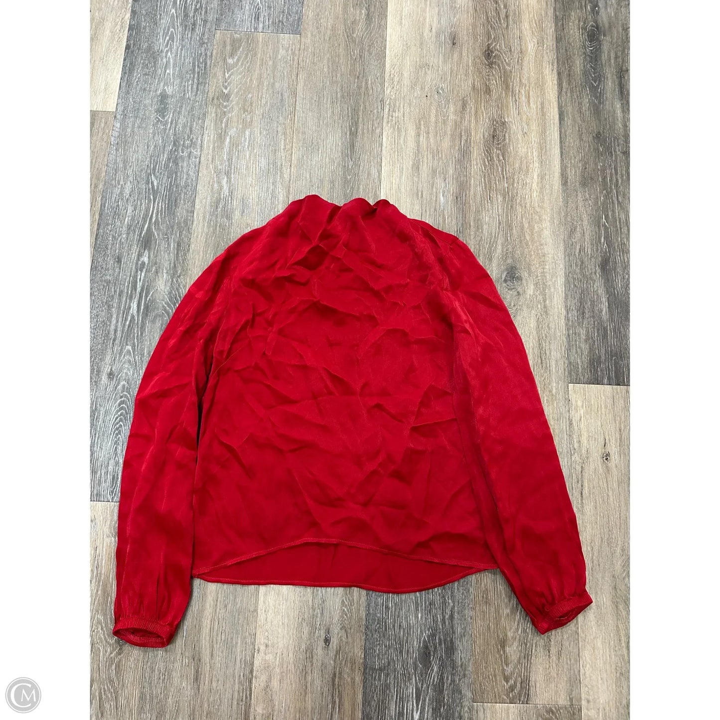 Blouse Long Sleeve By Cloth & Stone In Red, Size: Xs