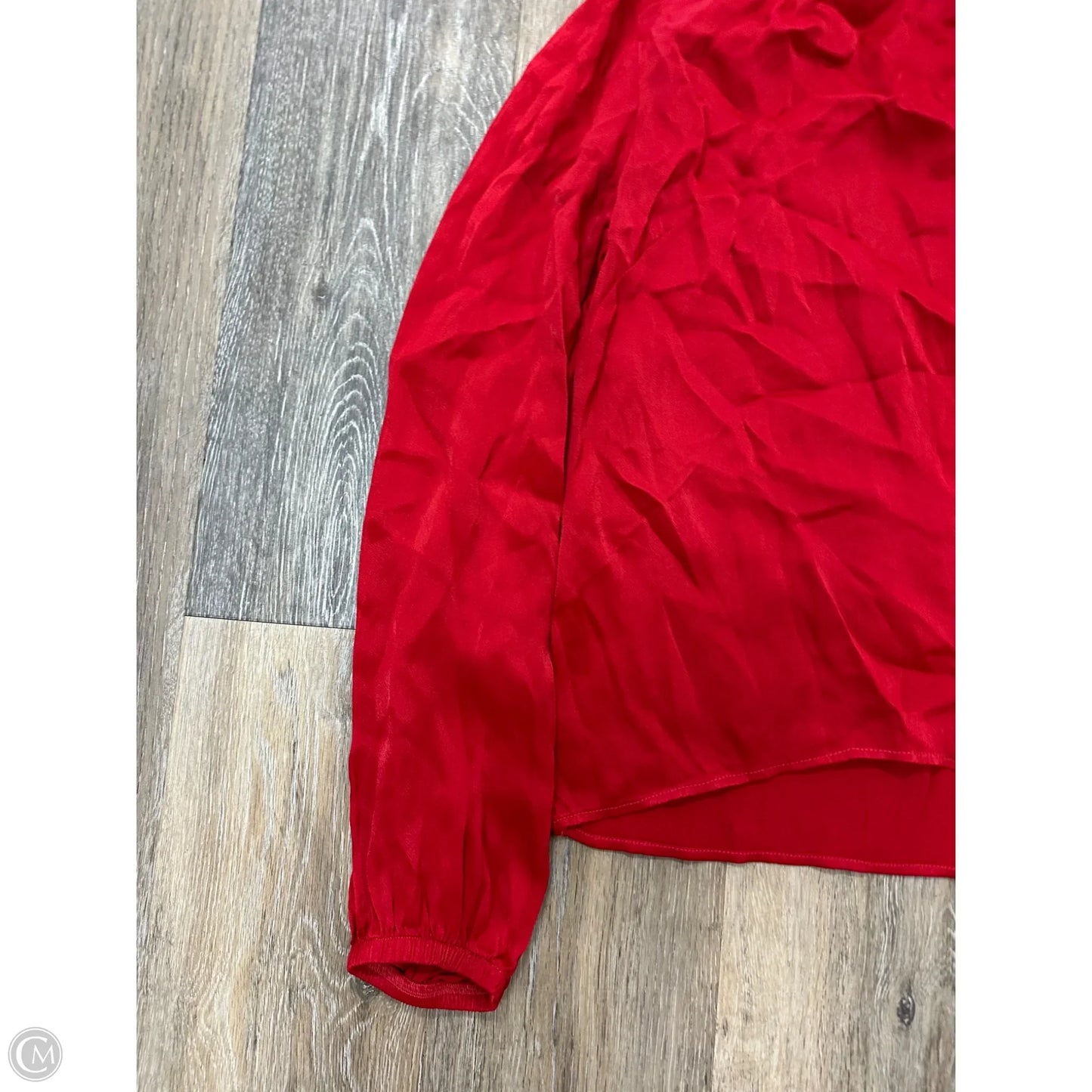Blouse Long Sleeve By Cloth & Stone In Red, Size: Xs