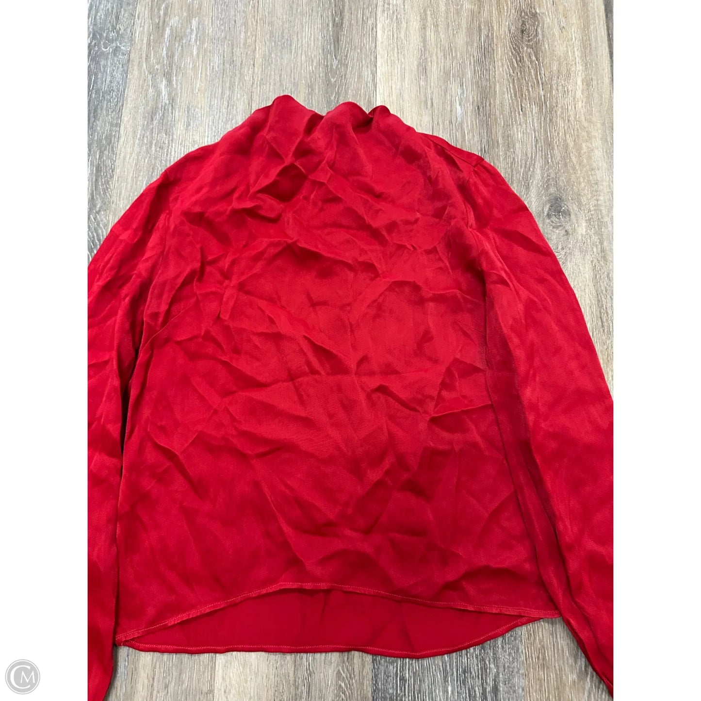 Blouse Long Sleeve By Cloth & Stone In Red, Size: Xs