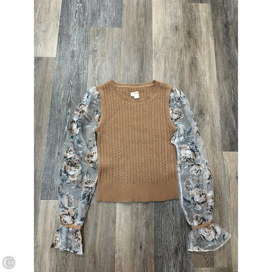 Blouse Long Sleeve By Maeve In Multi-colored, Size: S