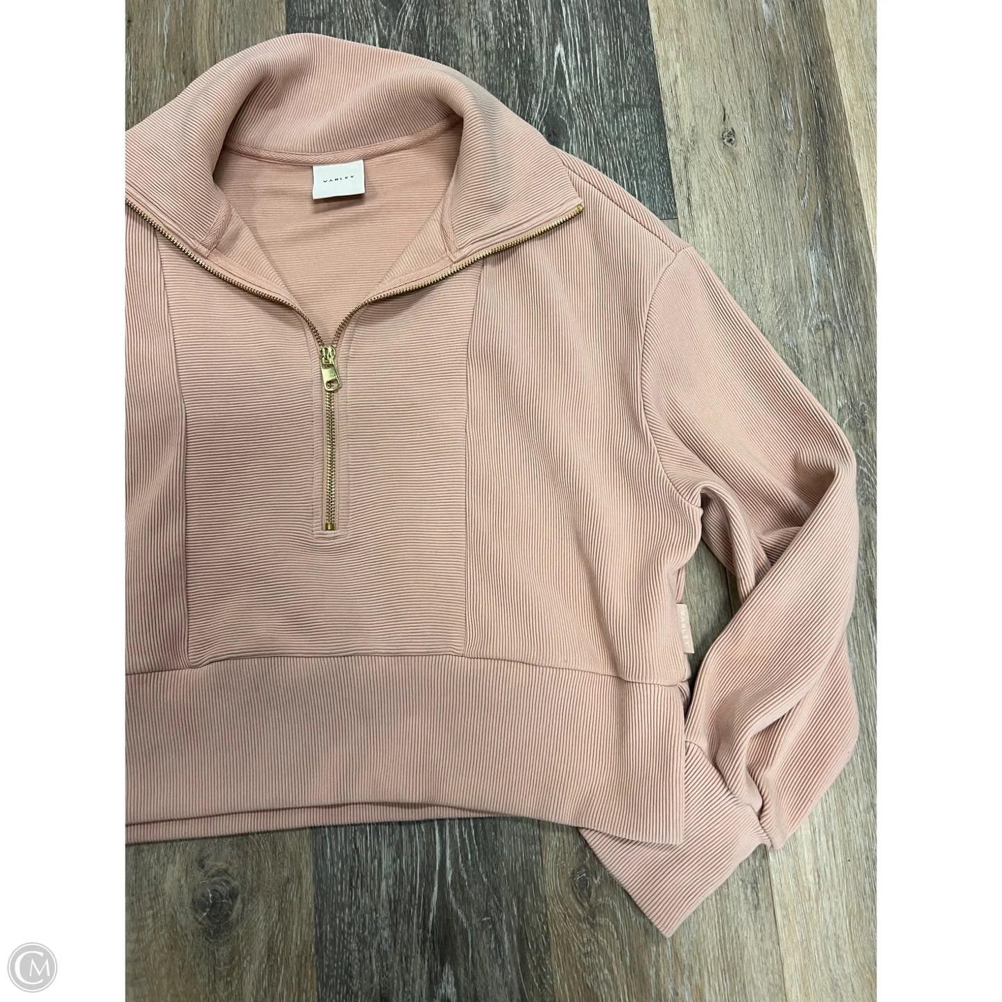 Athletic Sweatshirt Collar By Varley In Pink, Size: S