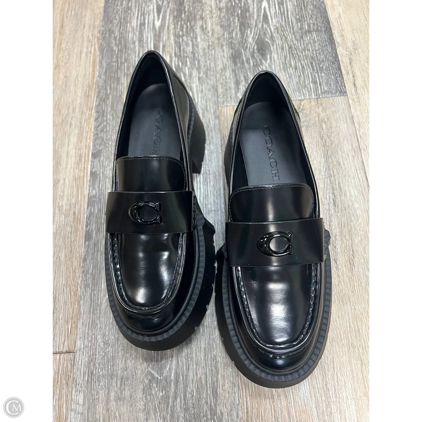 Shoes Designer By Coach In Black, Size: 6