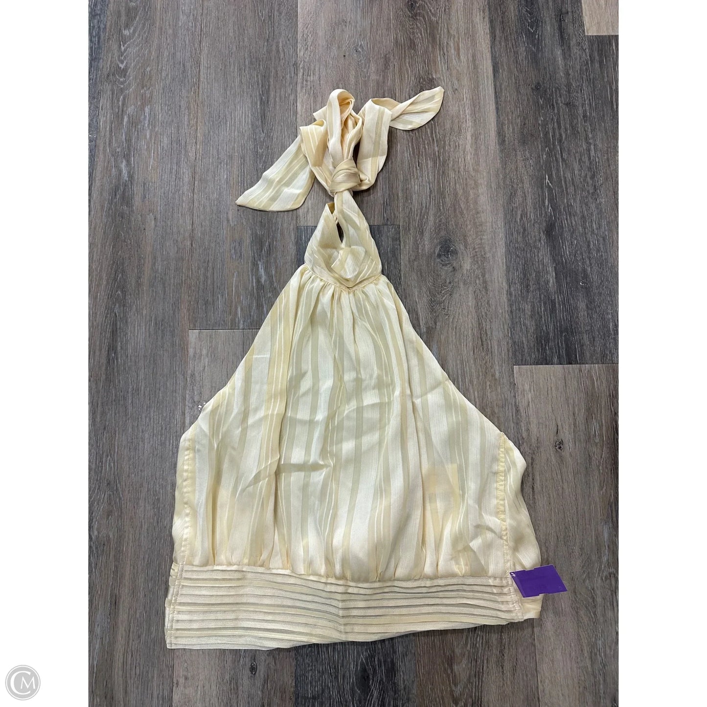 Top Sleeveless By Peppermayo In Yellow, Size: S