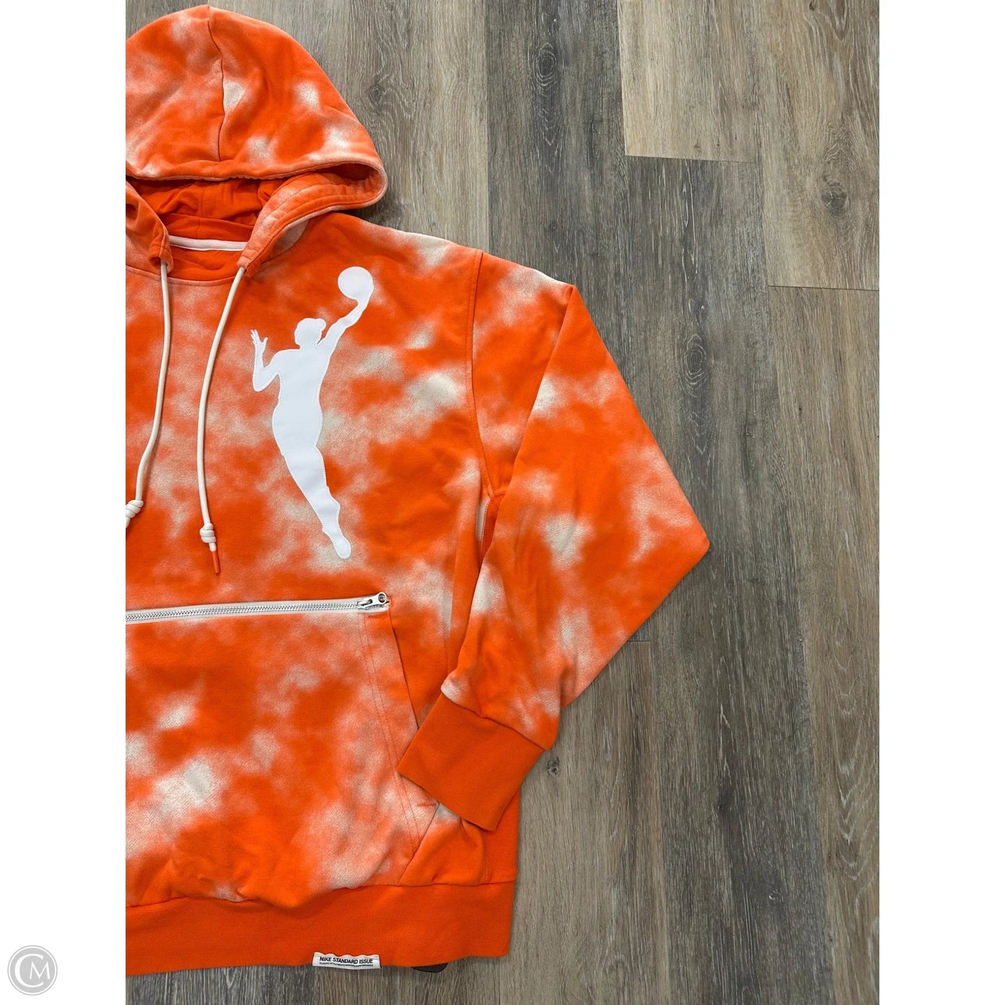 Athletic Sweatshirt Hoodie By Nike Apparel In Orange, Size: Xl