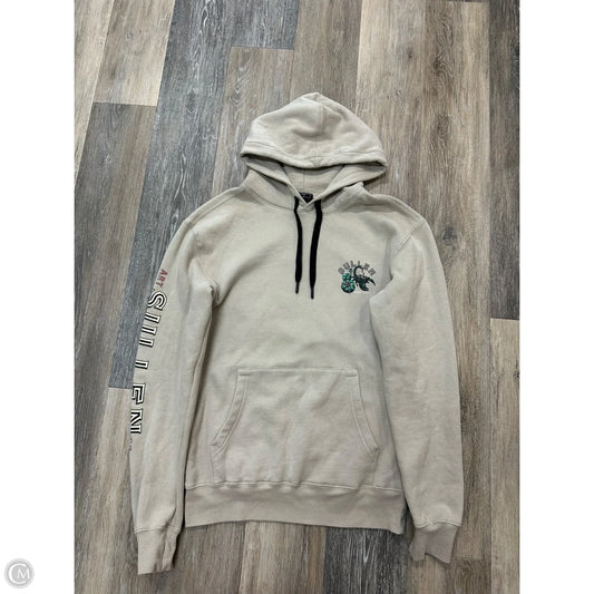 Sweatshirt Hoodie By Sullen In Tan, Size: S