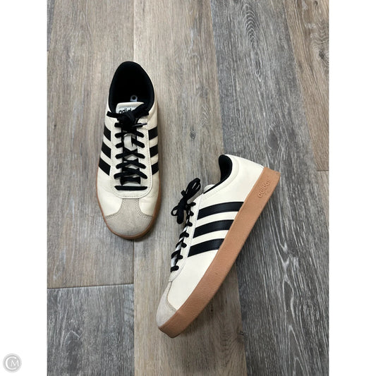 Shoes Sneakers By Adidas In Black & Cream, Size: 7