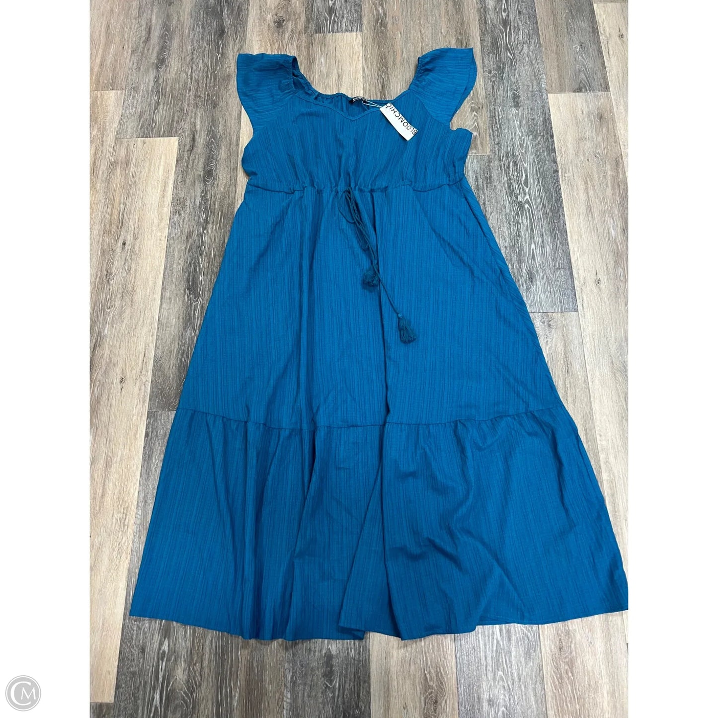 Dress Casual Maxi By Bloomchic In Blue, Size: 2x