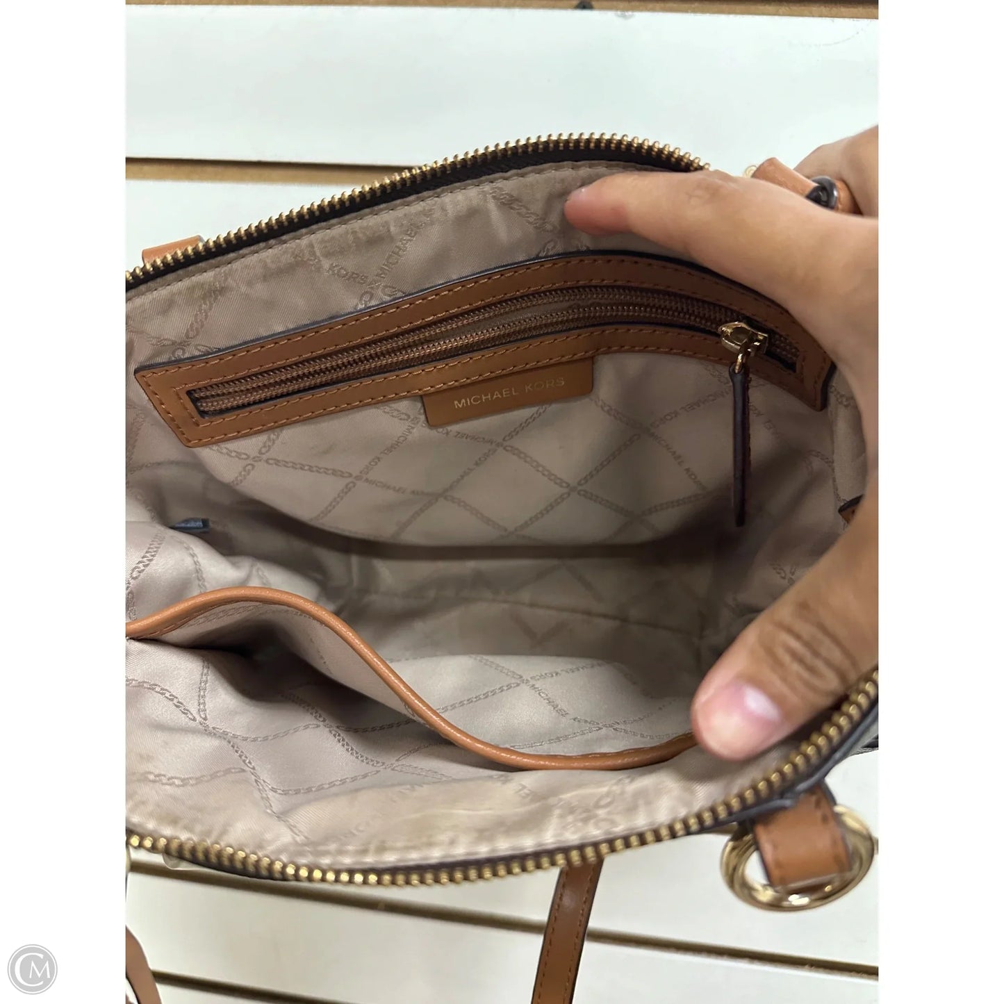 Crossbody Designer By Michael Kors, Size: Small