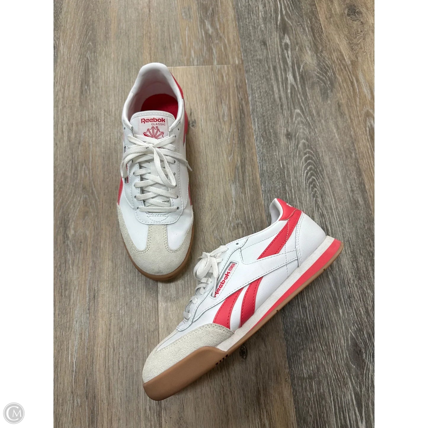Shoes Sneakers By Reebok In Pink & White, Size: 7