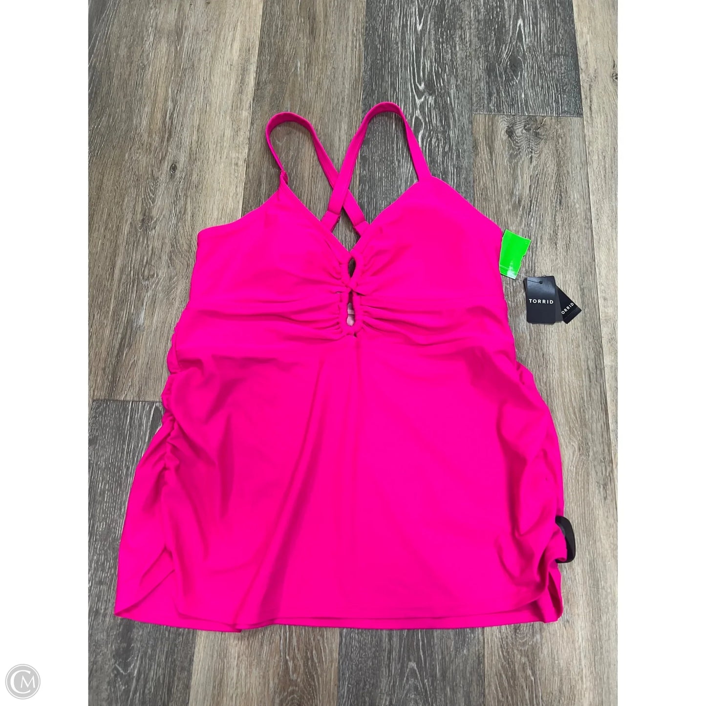 Swimsuit Top By Torrid In Pink, Size: 1x